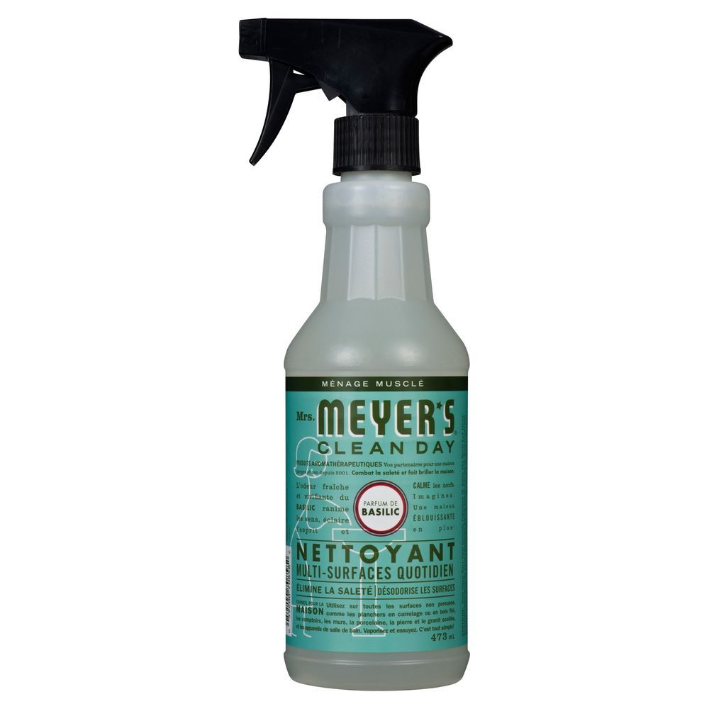 Mrs. Meyer's Clean Day Basil Multi Surface Everyday Cleaner, 473 Ml -- 6 Per Case