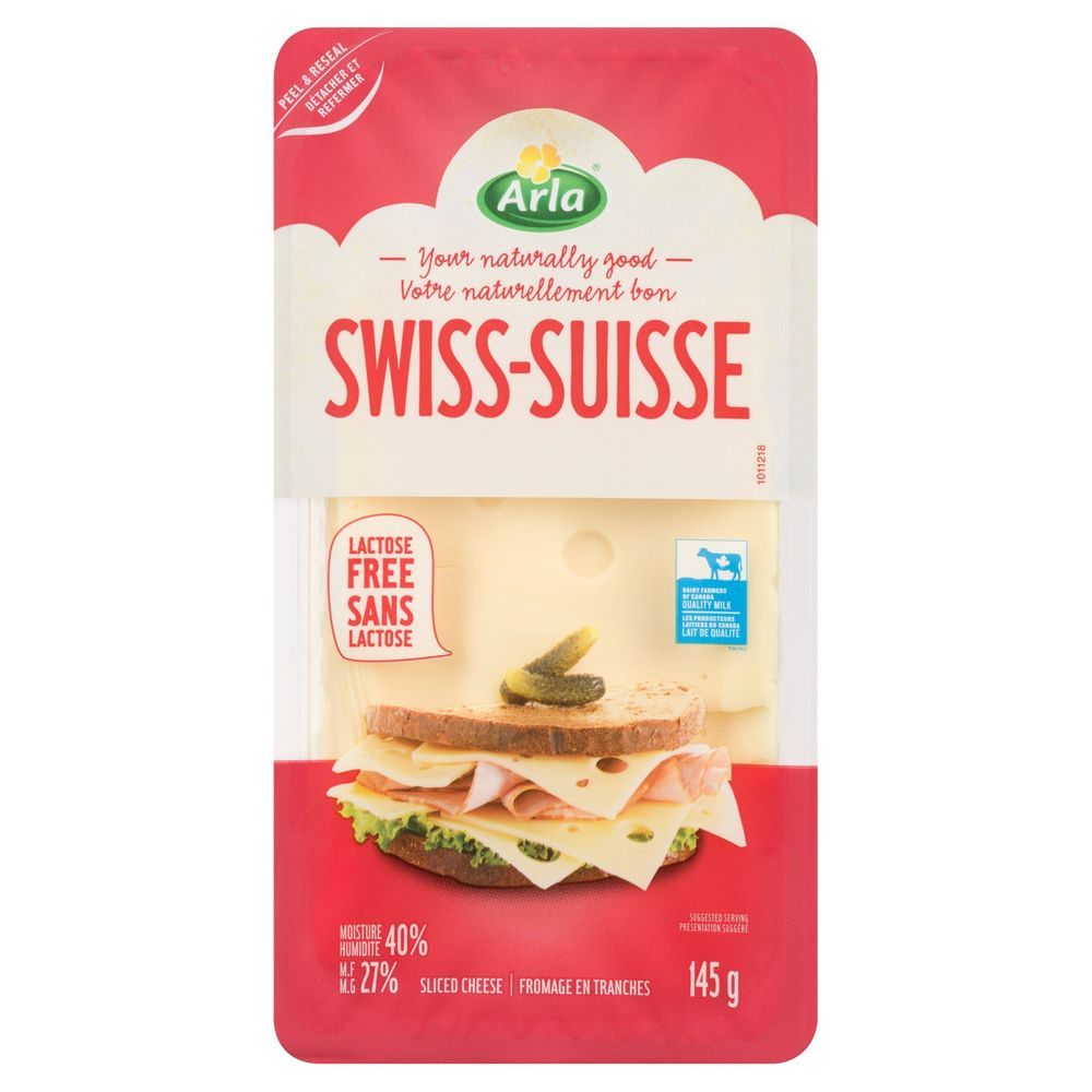 Castello Swiss Sliced Cheese, 145 G -- 12 Per Case