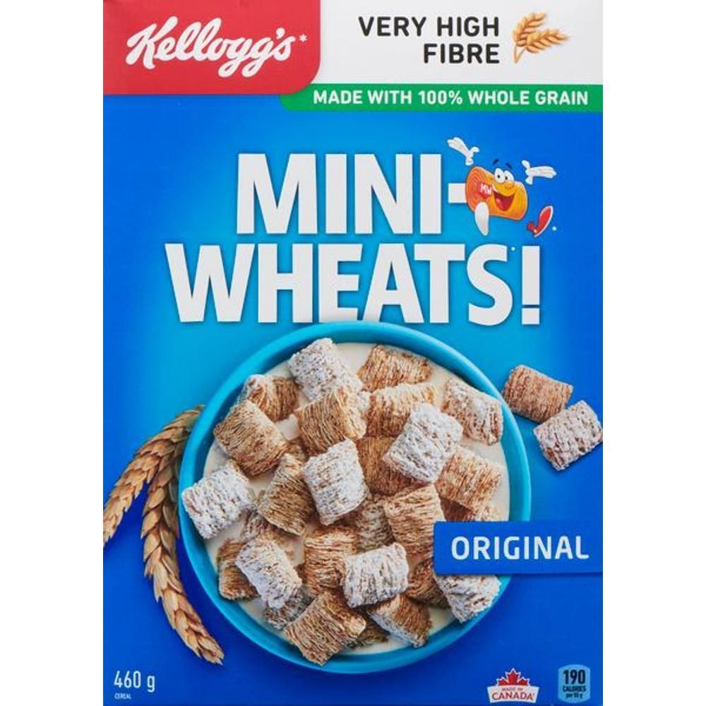 Mini-wheats Original Cereal, 460 G - 12 Per Case