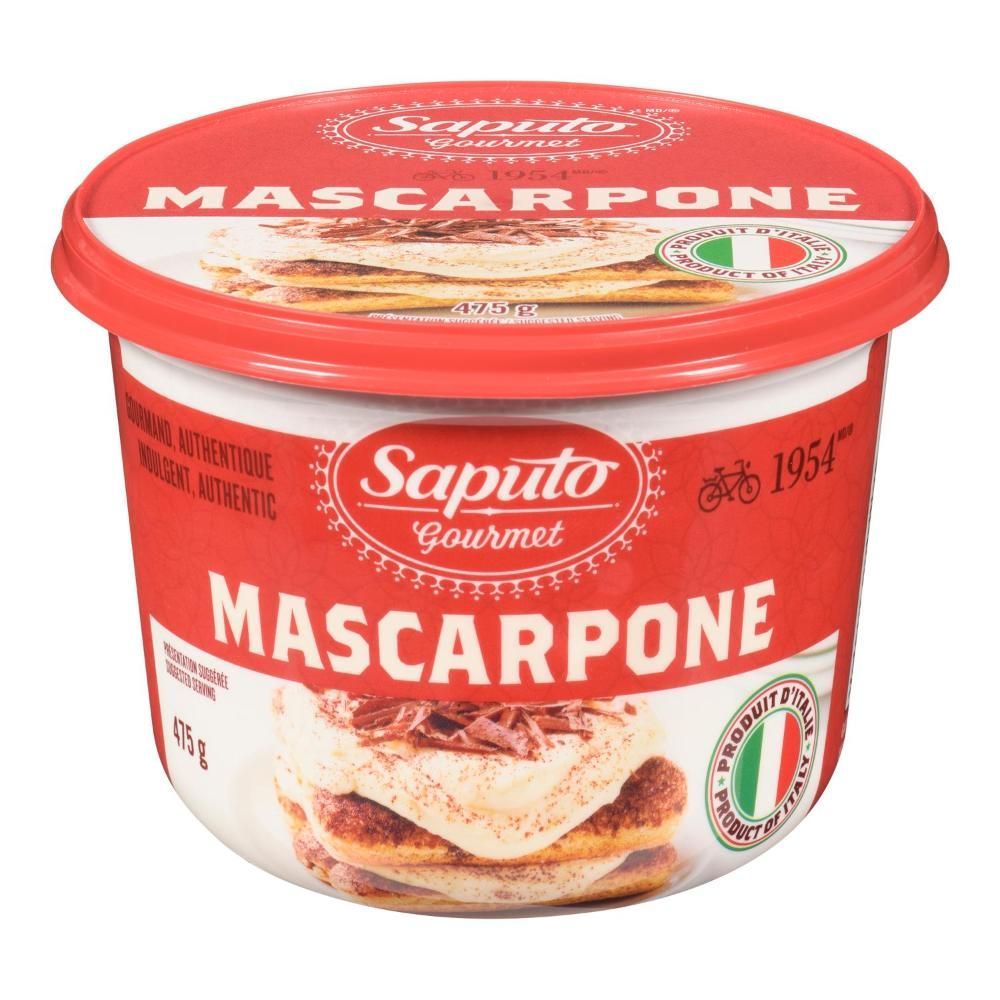 Saputo Fromage Mascarpone, 475 G – 6 Par Boîte