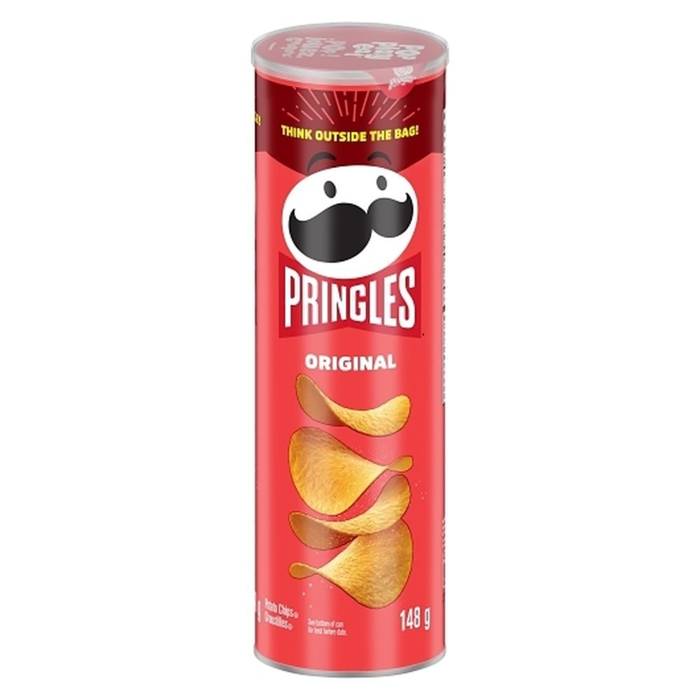 Pringles Chips De Pommes De Terre Originales, 148 G – 14 Par Boîte