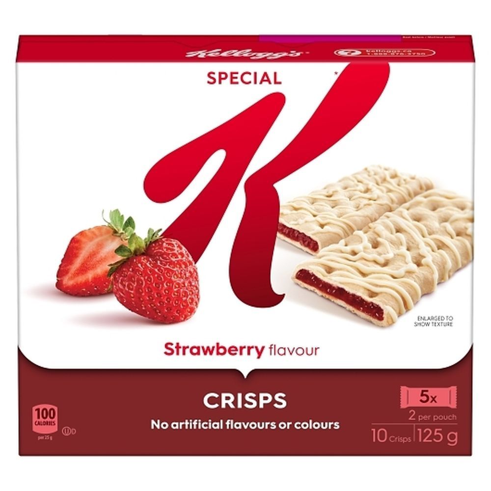Special K Strawberry Cereal Bar, 125 G -- 8 Per Case