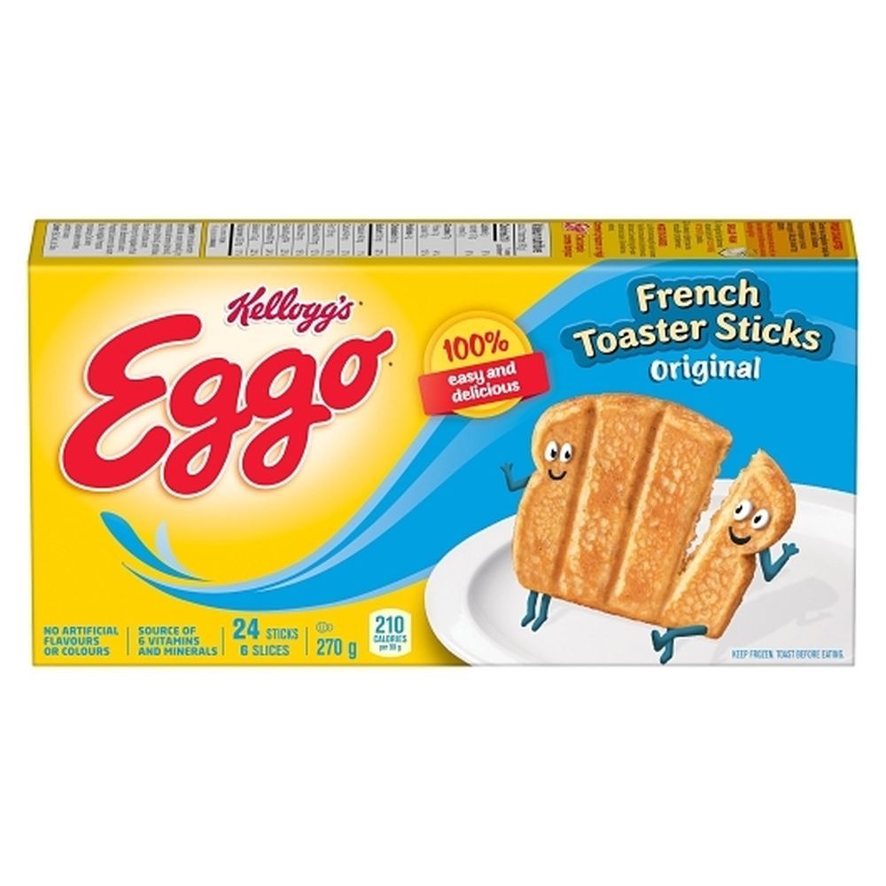 Eggo Bâtonnets De Pain Grillé Français Originaux, 270 G – 12 Par Boîte