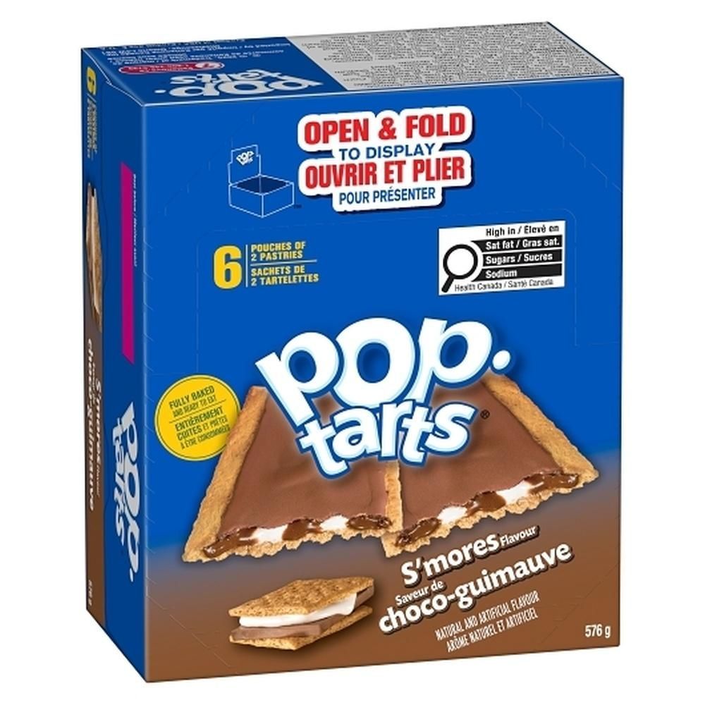 Pop-tarts Guimauve Au Chocolat, 576 G – 12 Sachets Par Boîte