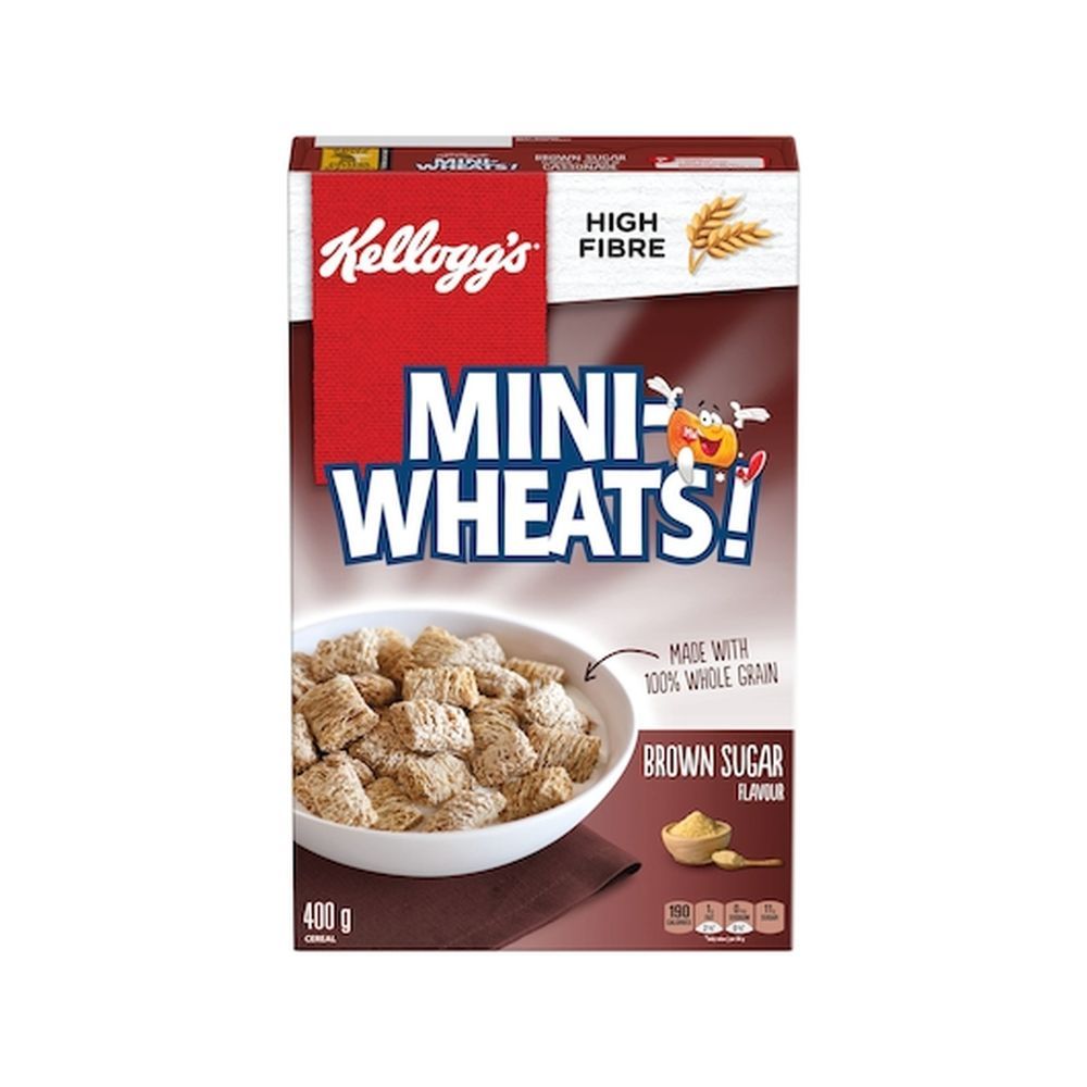 Mini-wheats Brown Sugar Flavour Cereal, 400 G -- 10 Per Case