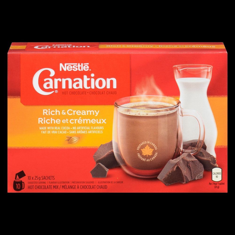 Carnation Rich Creamy Hot Chocolate Mix, 25 G -- 120 Per Case