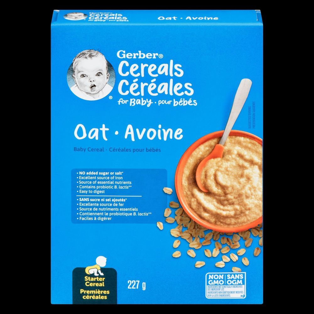 Gerber Oat Baby Cereal, 227 G -- 6 Per Case
