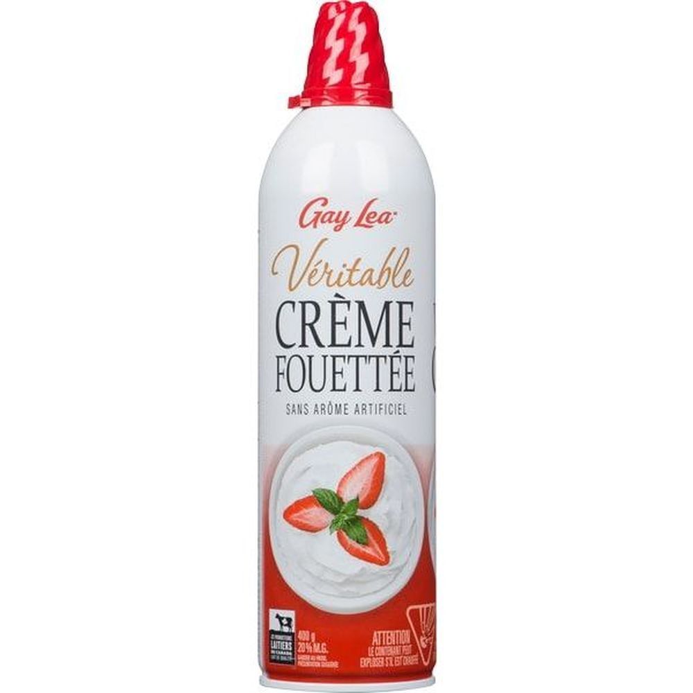 Gay Lea Véritable Crème Fouettée, 400 G -- 12 Par Boîte