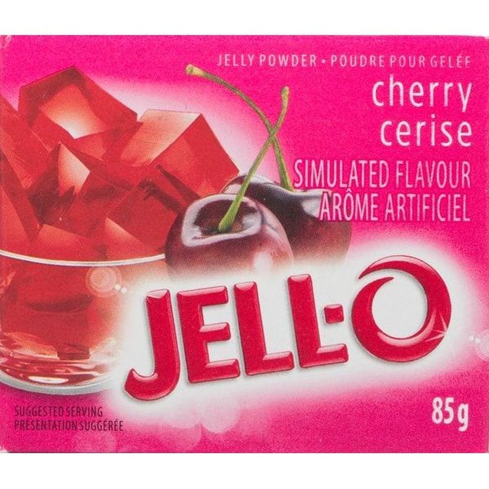 Jell-o Cherry Jelly Powder, 85 G -- 24 Per Case