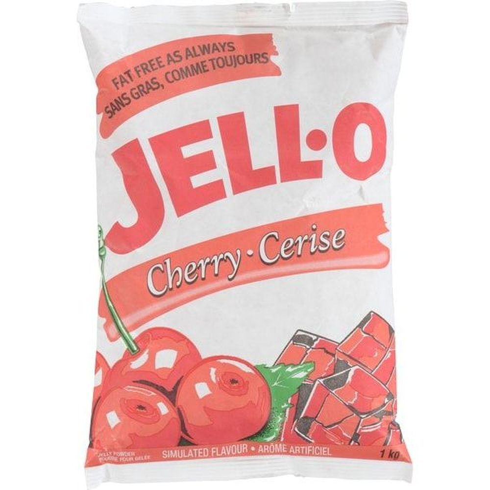 Jell-o Poudre De Gelée De Cerise, 1 Kg -- 2 Par Boîte
