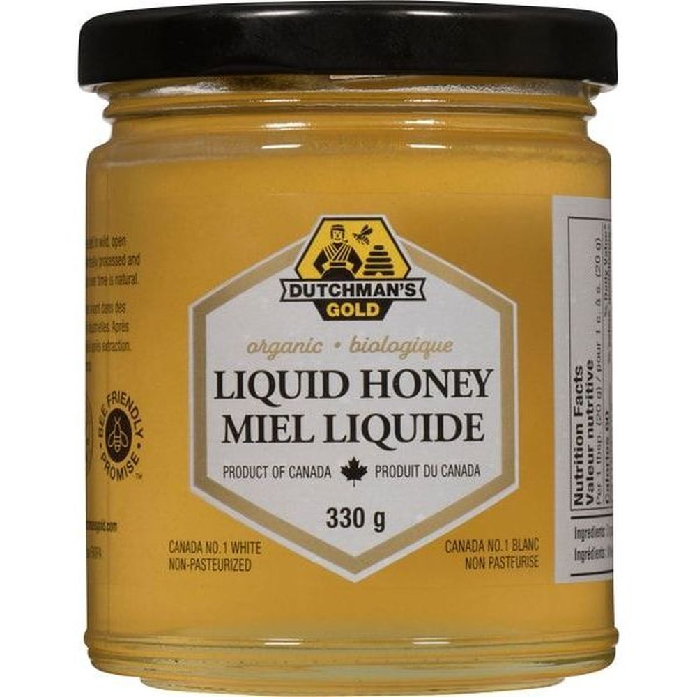 Dutchman's Gold Organic Liquid Honey, 330 G -- 12 Per Case
