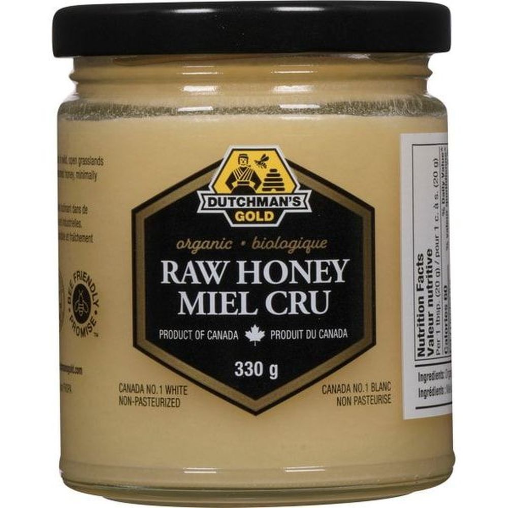 Dutchman's Gold Organic Raw Honey, 330 G -- 12 Per Case