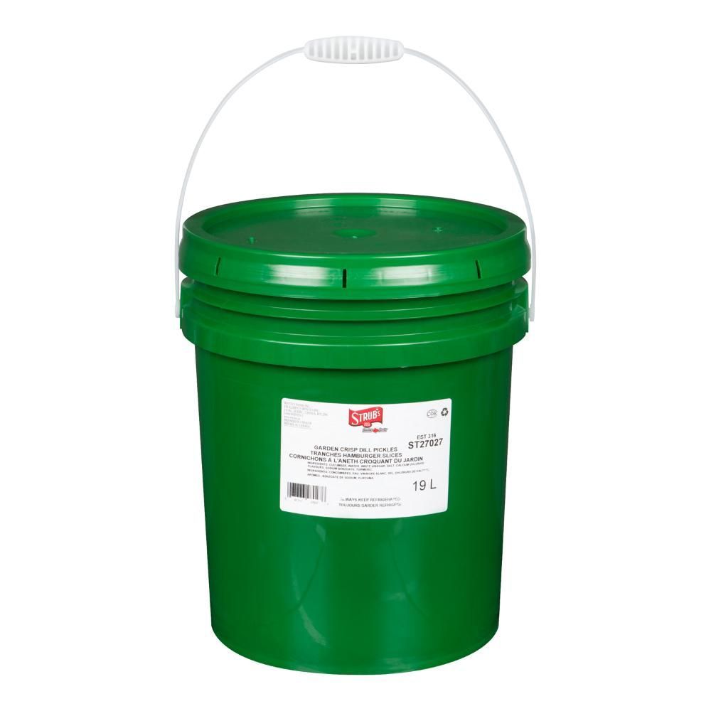 Strub's Cornichons À Hamburger Tranchés, 19 L