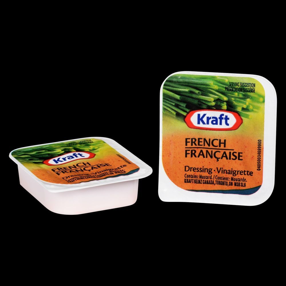 Kraft Vinaigrette Française - Format Portionné, 18 Ml -- 200 Par Boîte