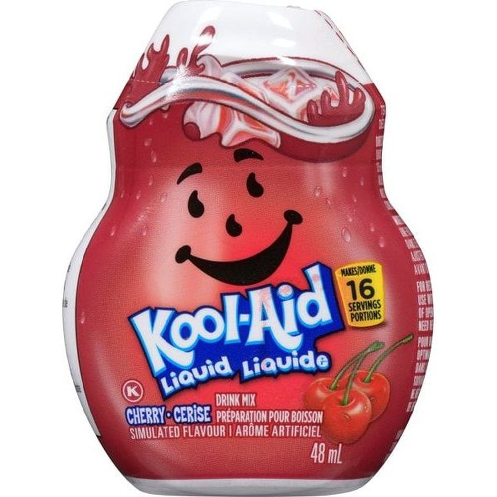 Kool-aid Liquid Cherry Drink Mix, 48 Ml -- 12 Per Case