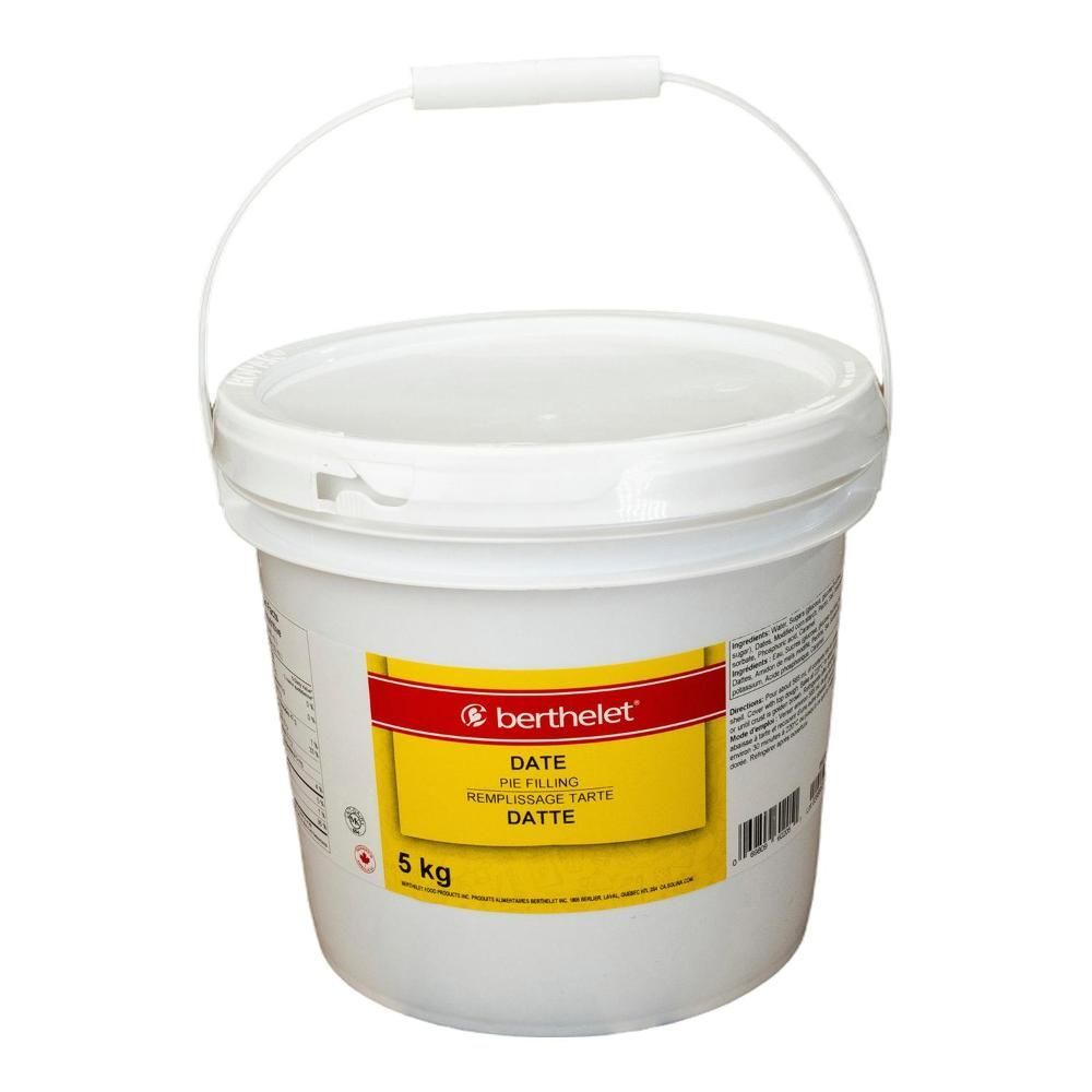 Berthelet Date Pie Filling, 5 Kg