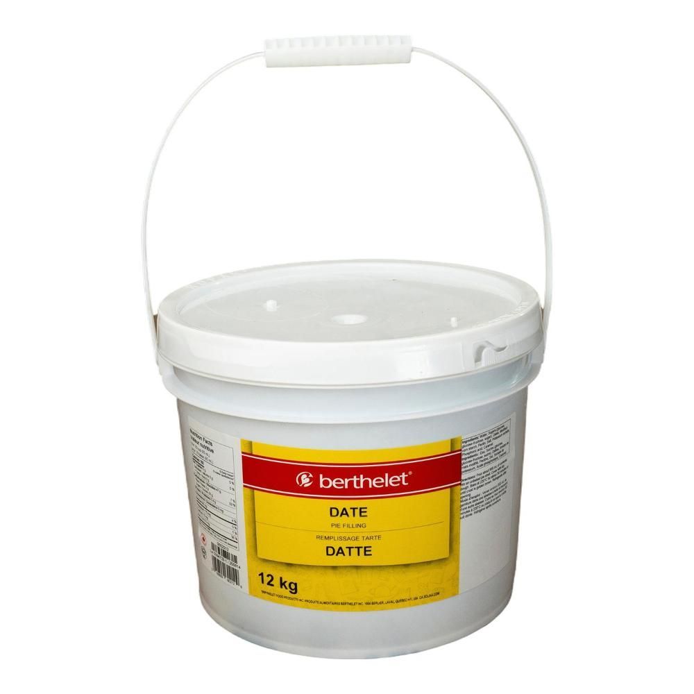 Berthelet Date Pie Filling, 12 Kg