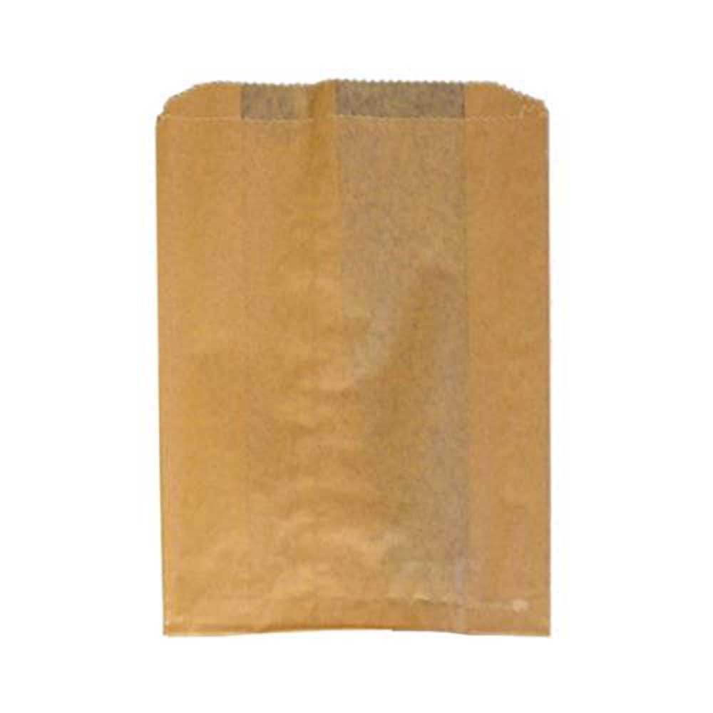 Hospeco Brown Waxed Paper Liner, 9 X 10 X 3.25 In -- 250 Per Case