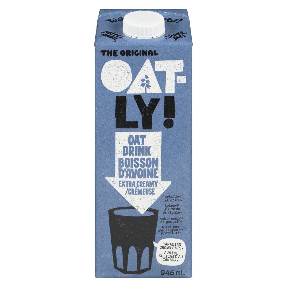 Oatly Extra Creamy Oat Drink, 946 Ml -- 12 Per Case