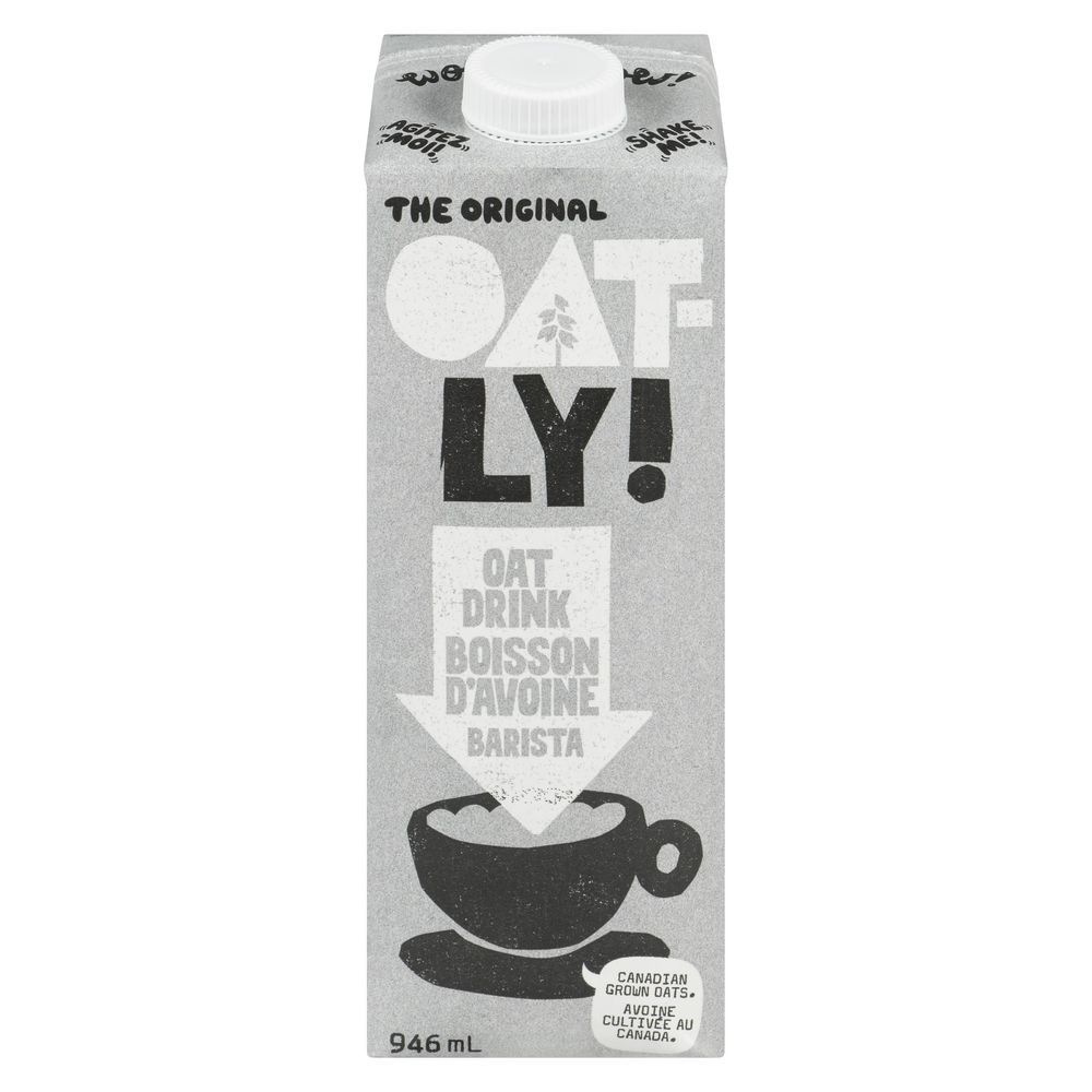 Oatly Barista Oat Drink, 946 Ml -- 12 Per Case