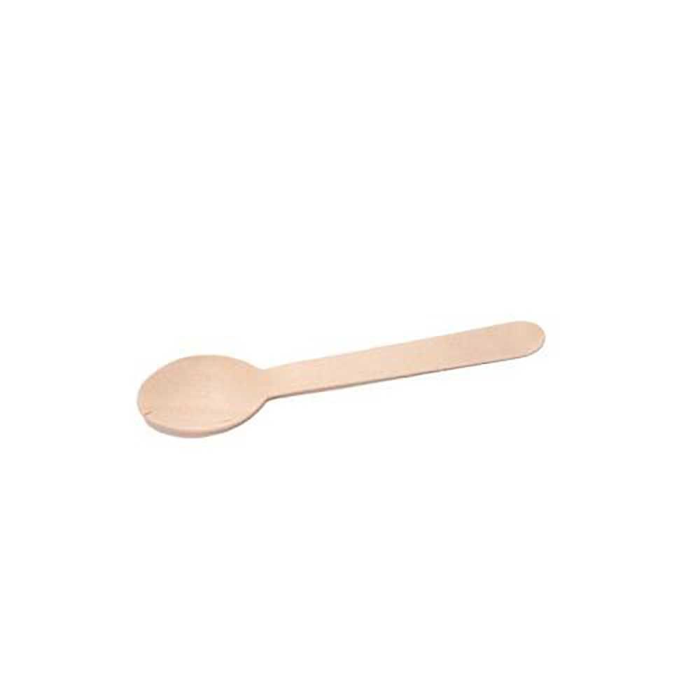 Eco-packaging Individually Wrapped Compostable Wooden Soup Spoon, 6 In -- 500 Per Case