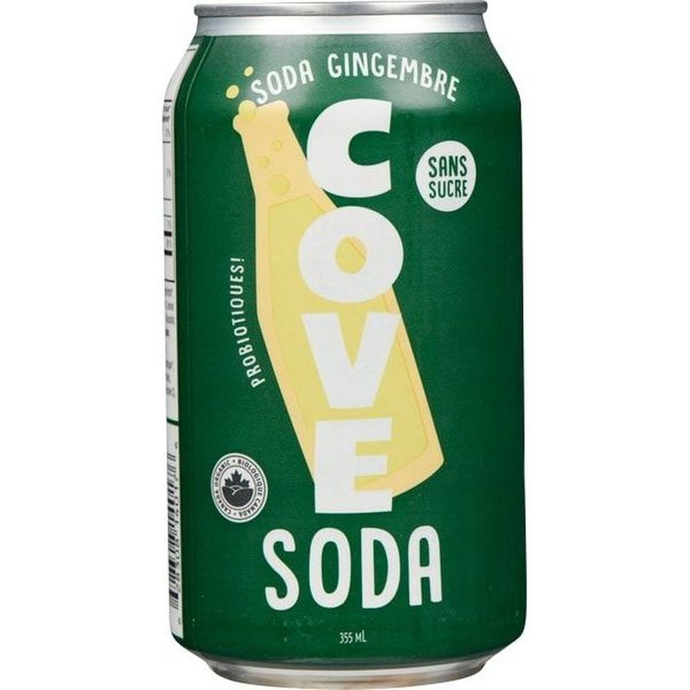 Cove Soda Ginger Ale Soda, 355 Ml -- 12 Per Case