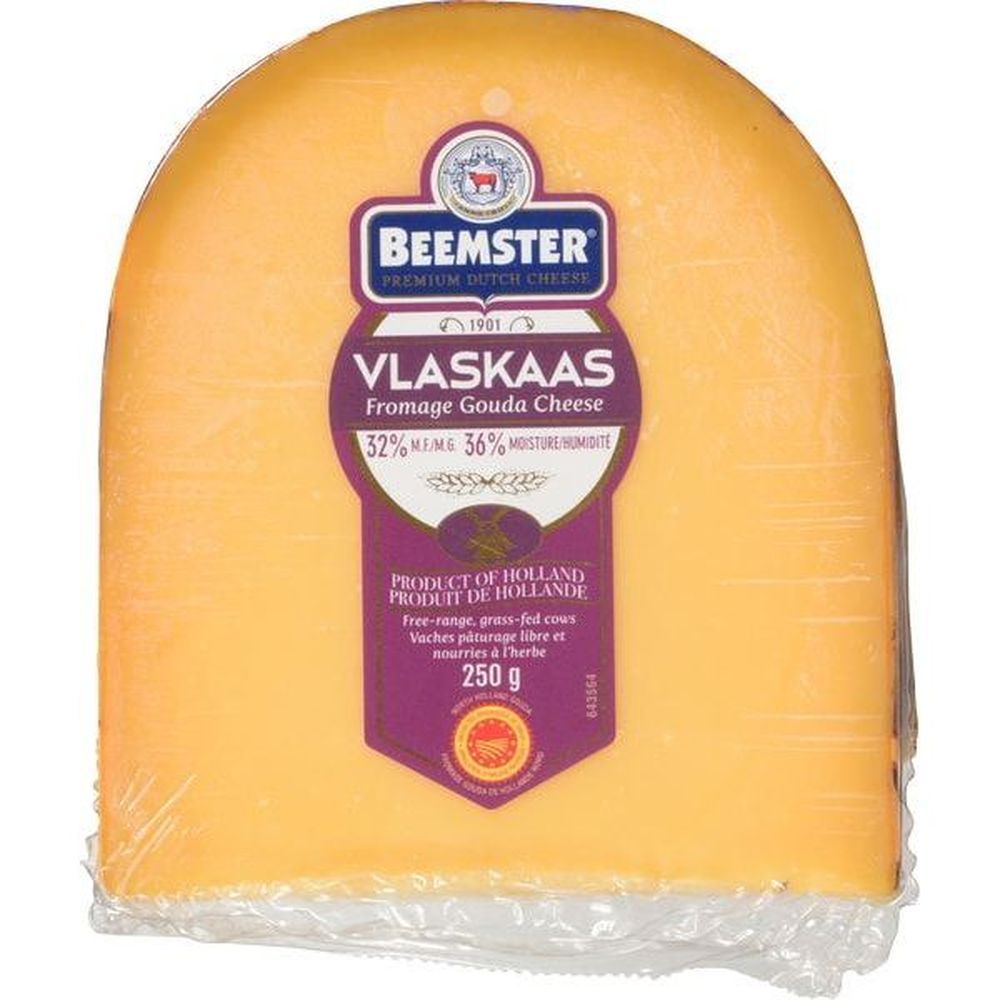 Beemster Vlaskaas Cheese Wedge, 250 G -- 8 Per Case