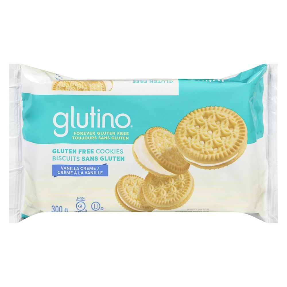 Glutino Biscuits À La Crème À La Vanille Sans Gluten, 300 G -- 12 Par Boîte