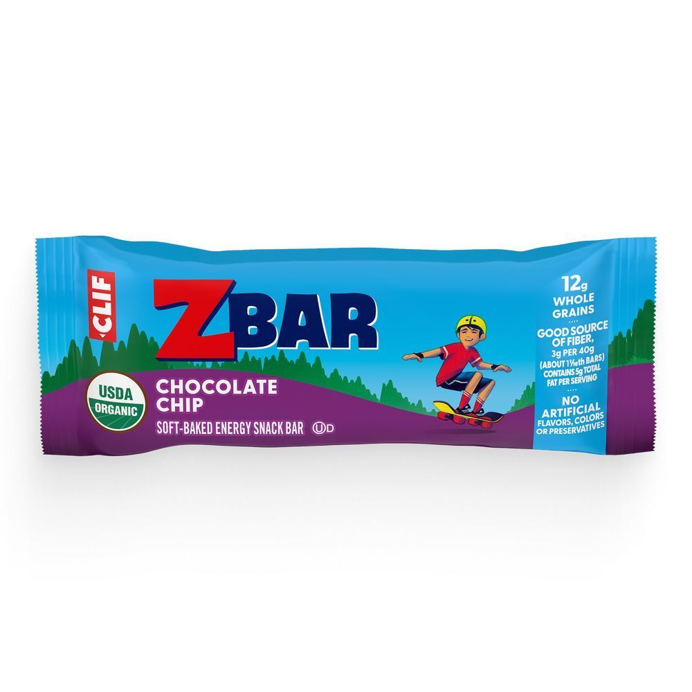 Clif Kid Zbar Organic Chocolate Chip Soft-baked Whole Grain Energy Snack Bar, 36 G -- 30 Per Case