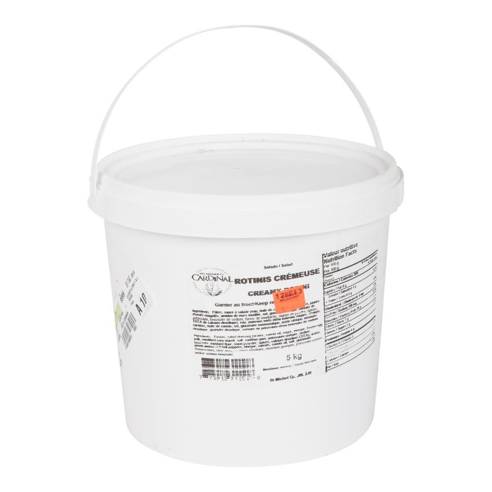 Cardinal Salade De Rotini Crémeuse, 5 Kg