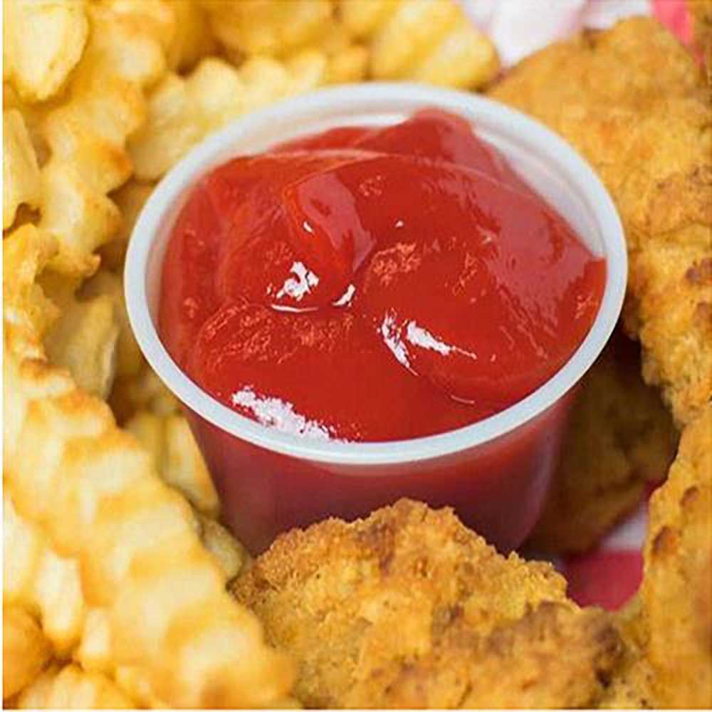 Solo Hips Translucent Plastic Portion Container, 2 Oz Capacity -- 10 Per Case
