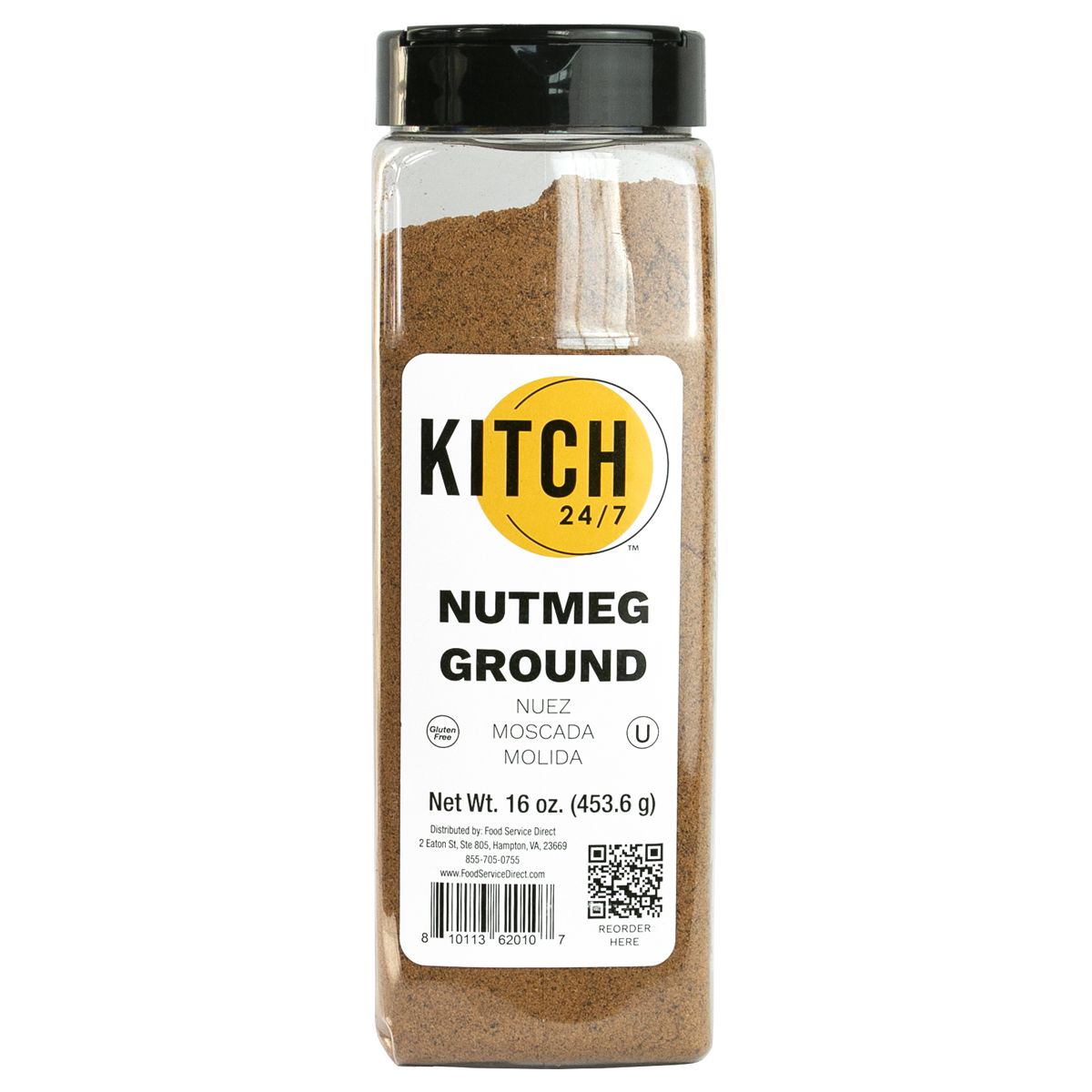 Kitch 24/7 Ground Nutmeg, 16 Oz