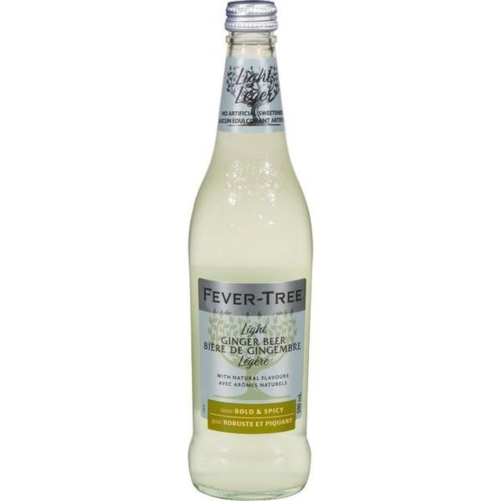 Fever-tree Refreshingly Light Ginger Beer, 500 Ml -- 8 Per Case