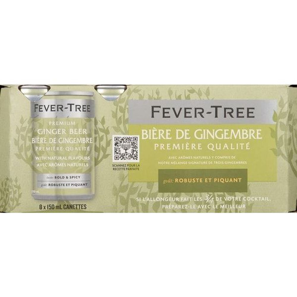 Fever-tree 150 Ml Ginger Beer, 8 Count -- 3 Per Case