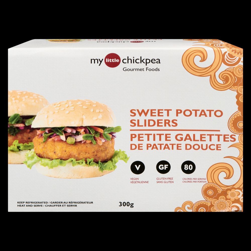 My Little Chickpea Sweet Potato Sliders, 300 G -- 12 Per Case