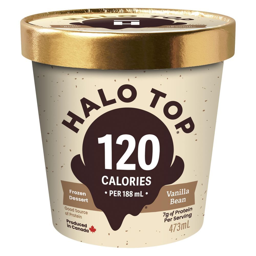 Halo Top Vanilla Bean Ice Cream, 473 Ml -- 8 Per Case