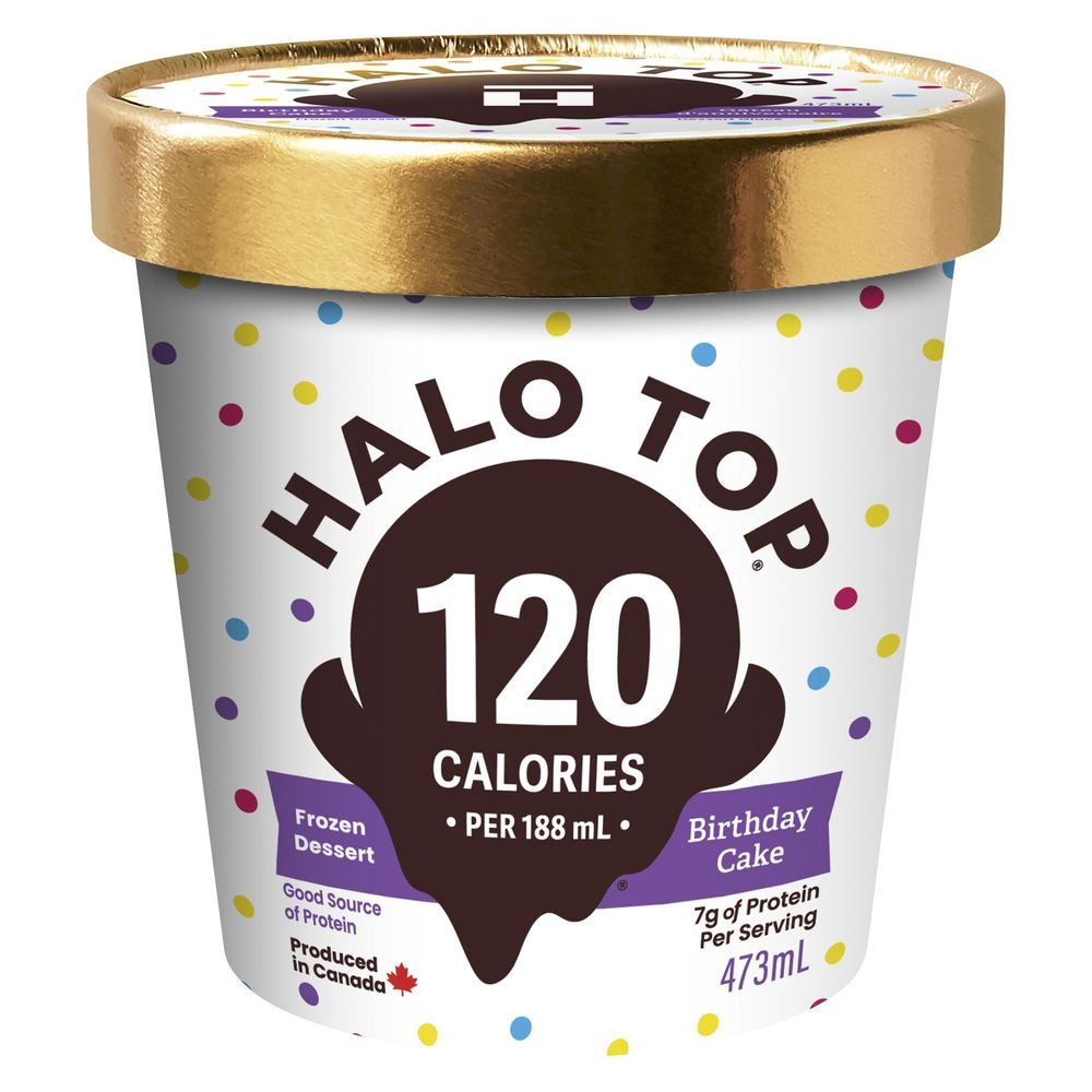 Halo Top Birthday Cake Ice Cream, 473 Ml -- 8 Per Case