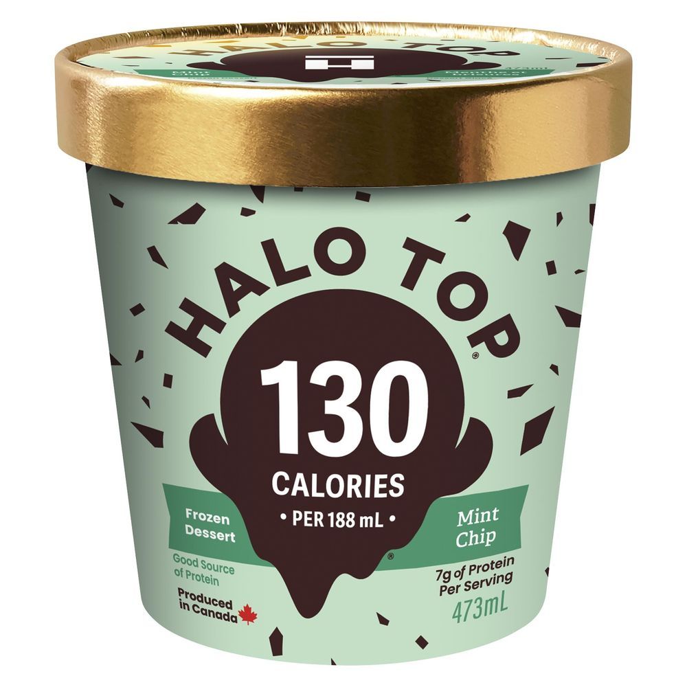 Halo Top Mint Chip Ice Cream, 473 Ml -- 8 Per Case