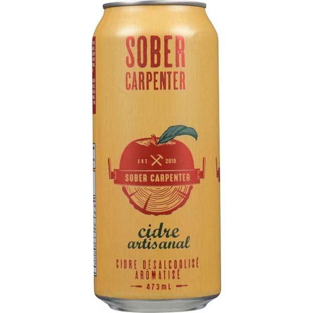 Sober Carpenter Cidre Désalcoolisé, 473 Ml -- 12 Par Caisse