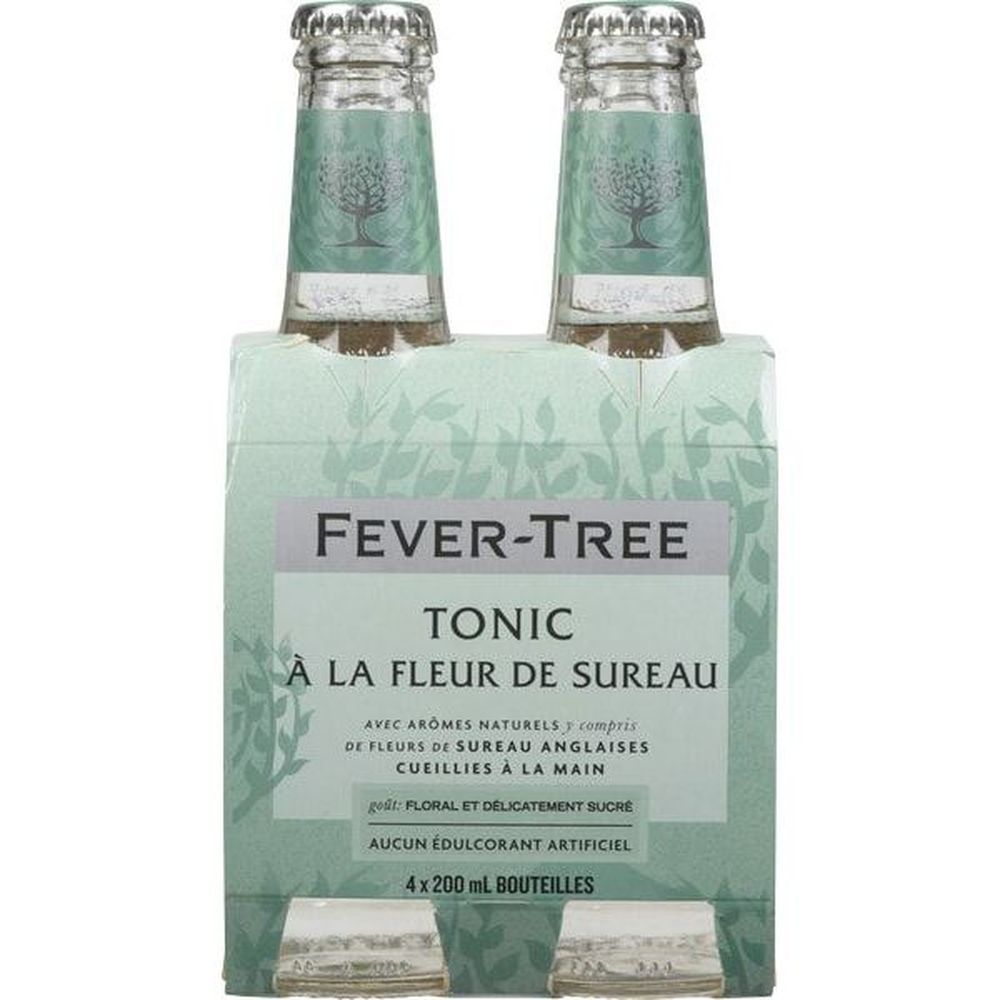 Fever-tree 200 Ml Elderflower Tonic Water, 4 Count -- 6 Per Case