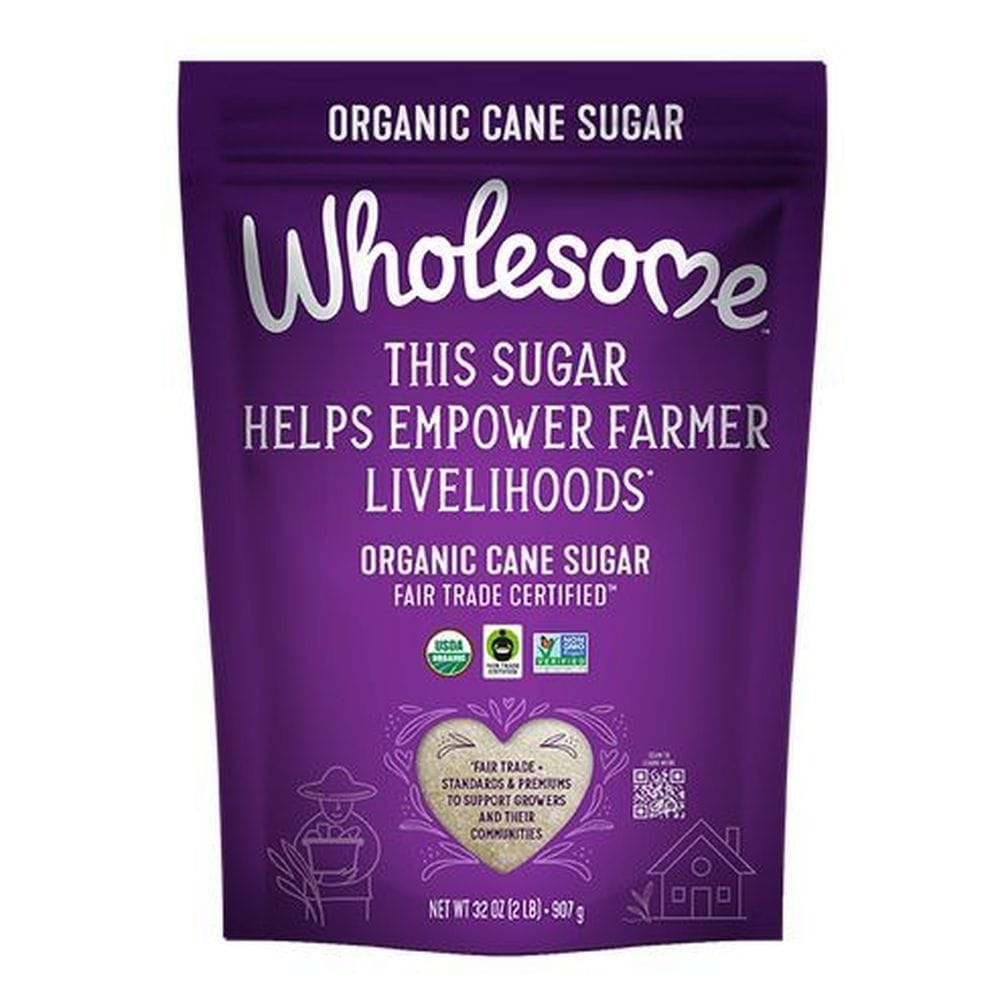 Wholesome Organic Fair Trade Cane Sugar, 907 G