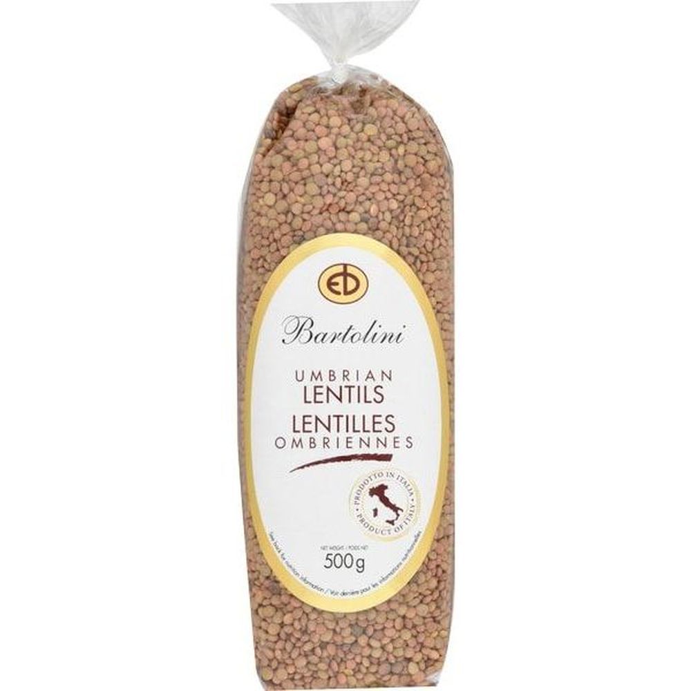 Bartolini Dried Lentils, 500 G -- 12 Per Case