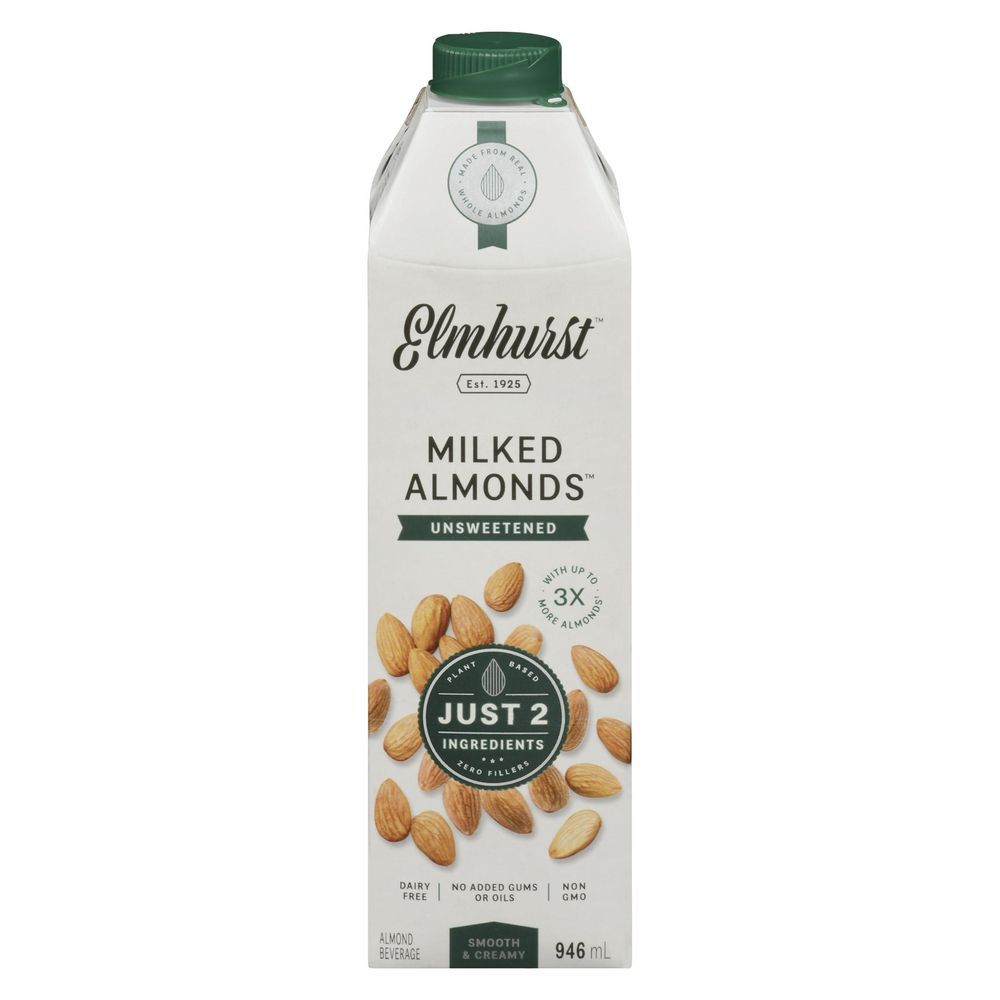 Elmhurst 1925 Amandes Au Lait Non Sucrées, 946 Ml