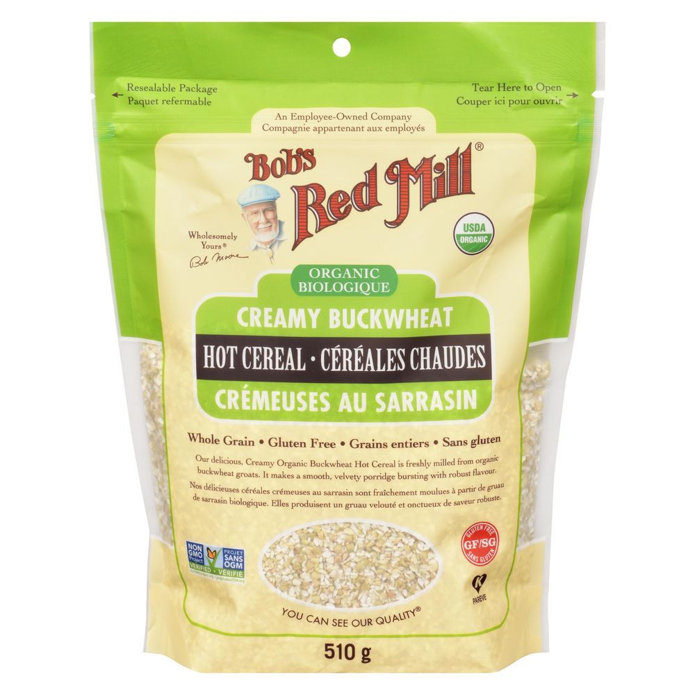 Bob's Red Mill Organic Creamy Buckwheat Hot Cereal, 510 G
