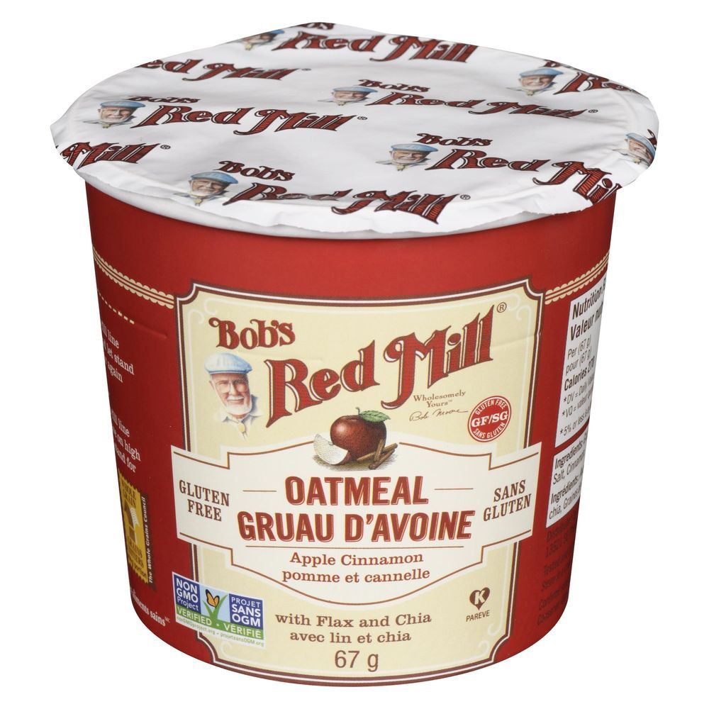 Bob's Red Mill Apple Cinnamon Oatmeal Cup, 67 G