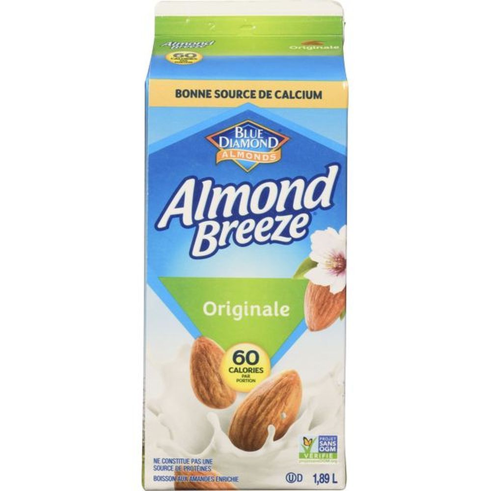 Blue Diamond Almonds ,boisson Aux Amandes Breeze Originale Fortifiée, 1,89 L