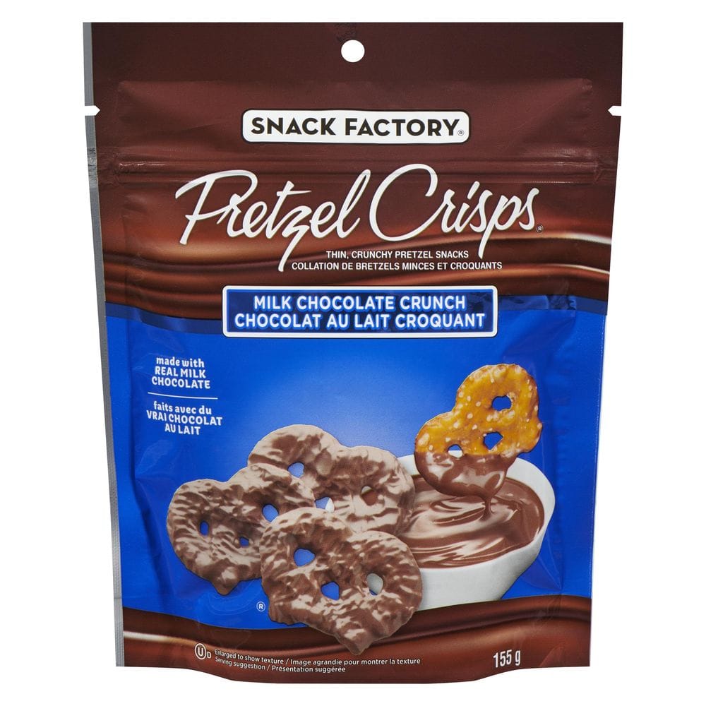 Pretzel Crisps Milk Chocolate Crunch, 155 G