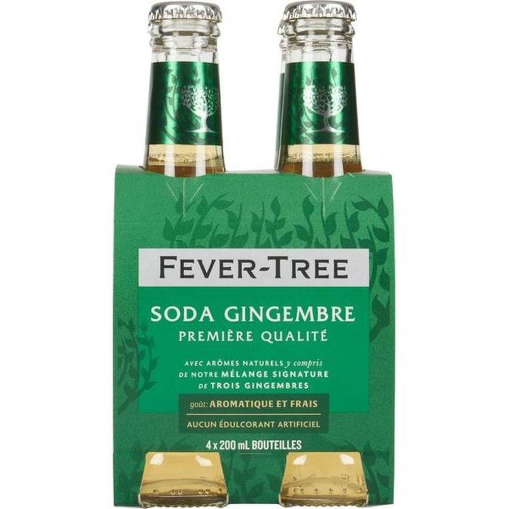 Fever-tree 200 Ml Ginger Ale, 4 Count -- 6 Per Case