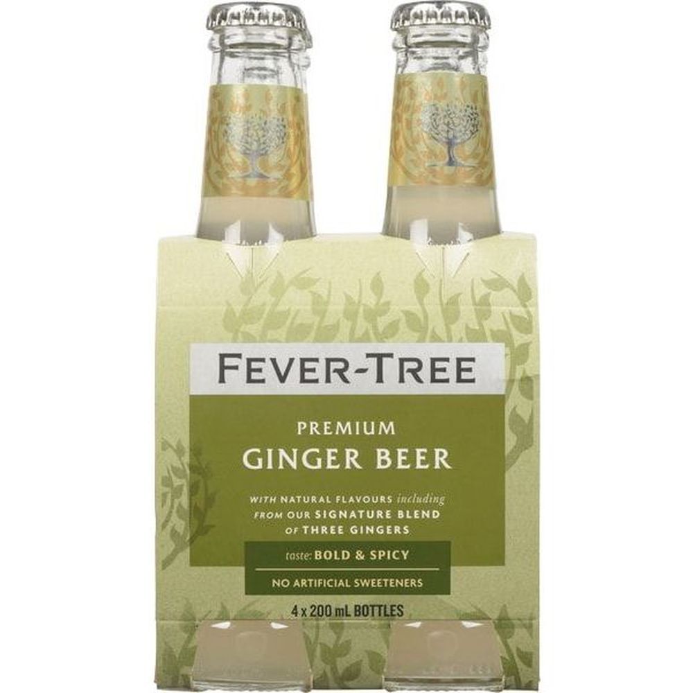 Fever-tree 200 Ml Ginger Beer, 4 Count -- 6 Per Case