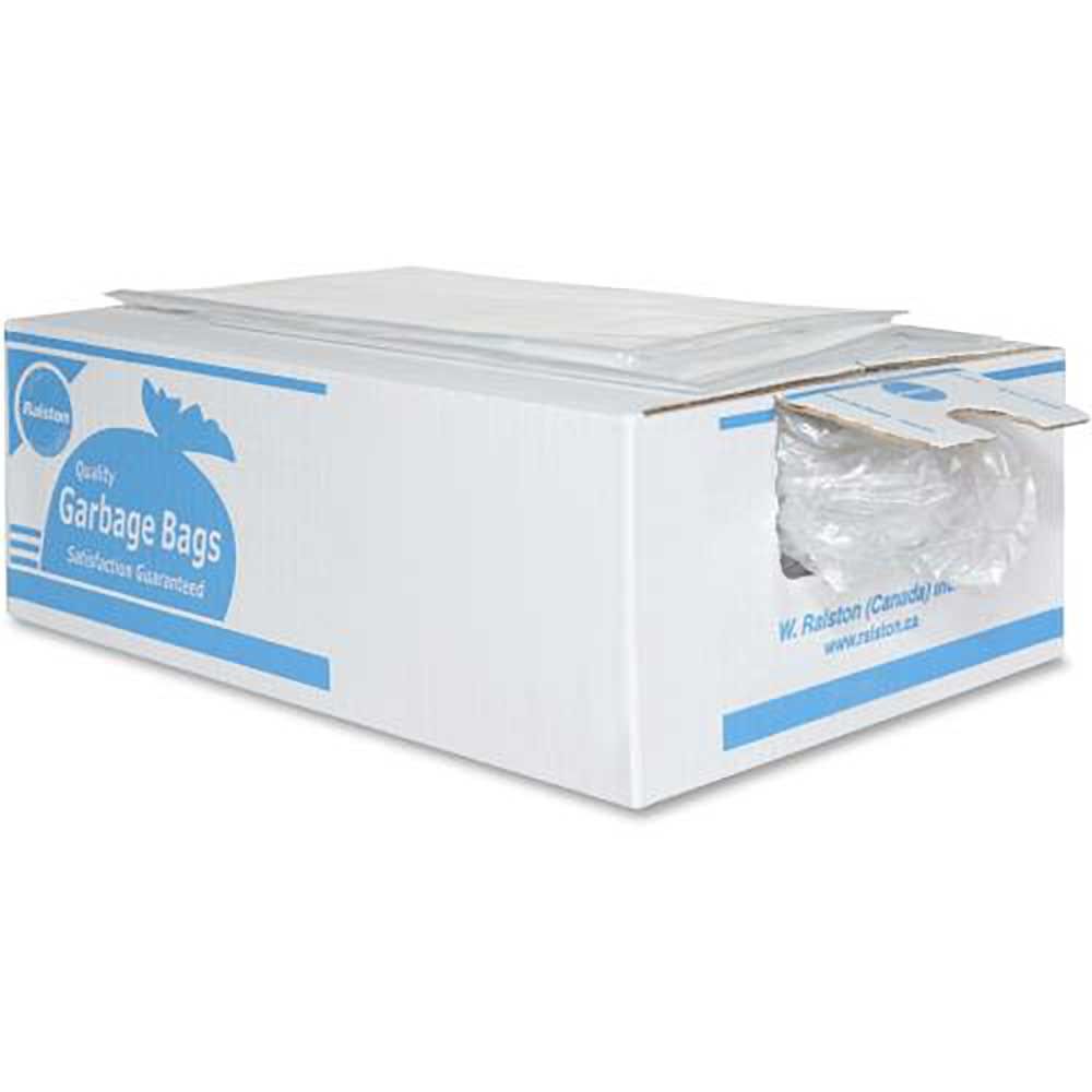 W. Ralston Sac Poubelle Transparent Ultra, 30 X 38 Po -- 200 Par Caisse